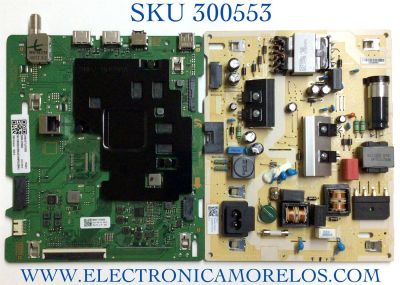 KIT DE TARJETAS PARA TV SAMSUNG / NUMERO DE PARTE MAIN BN94-16115B / BN41-02751B / BN97-17444G / BN96-52986A / FUENTE BN4401053C / L43S6_TSM / BN44-01053C / PANEL CY-BT043HGCV1H / DISPLAY PT430GT01-1 / MODELO UN43TU7000 / UN43TU7000FXZA XA08